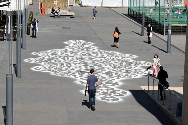 Dantel artık sokak sanatının gözdesi