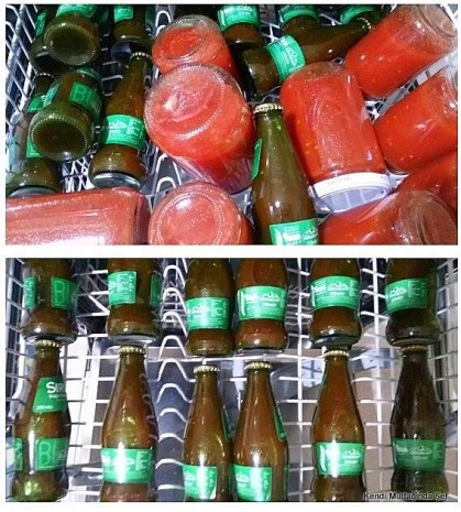 Soda şişesinde domates sosu tarifi Soda şişesinde domates sosu tarifi