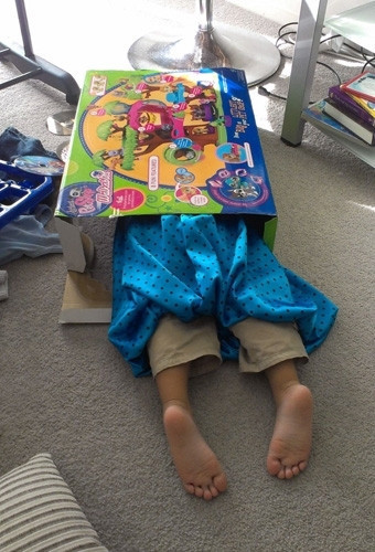 Gerçekten saklandığına inanan 20 sevimli çocuk