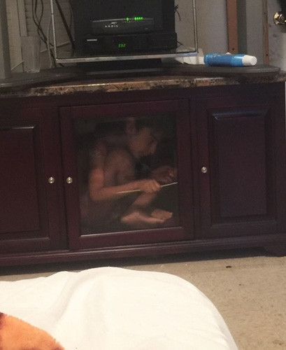 Gerçekten saklandığına inanan 20 sevimli çocuk