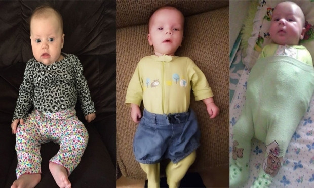 Babaları tarafından giydirilen bebeklerin şıklık yarışı Babaları tarafından giydirilen bebeklerin şıklık yarışı