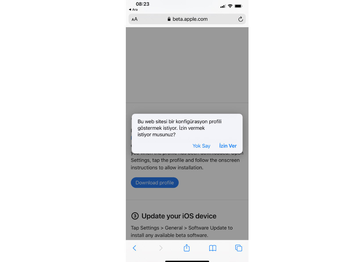 İşte iOS 14ü iPhonea indirmenin yolu