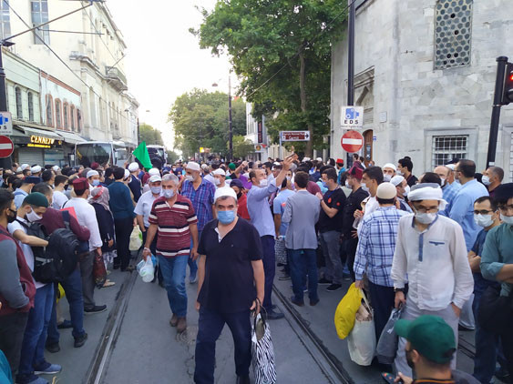 Son dakika haberi: Tarihi gün Ayasofya içinden ilk kareler
