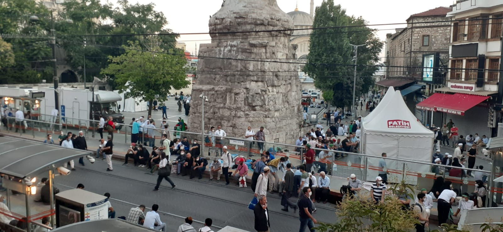 Son dakika haberi: Tarihi gün Ayasofya içinden ilk kareler
