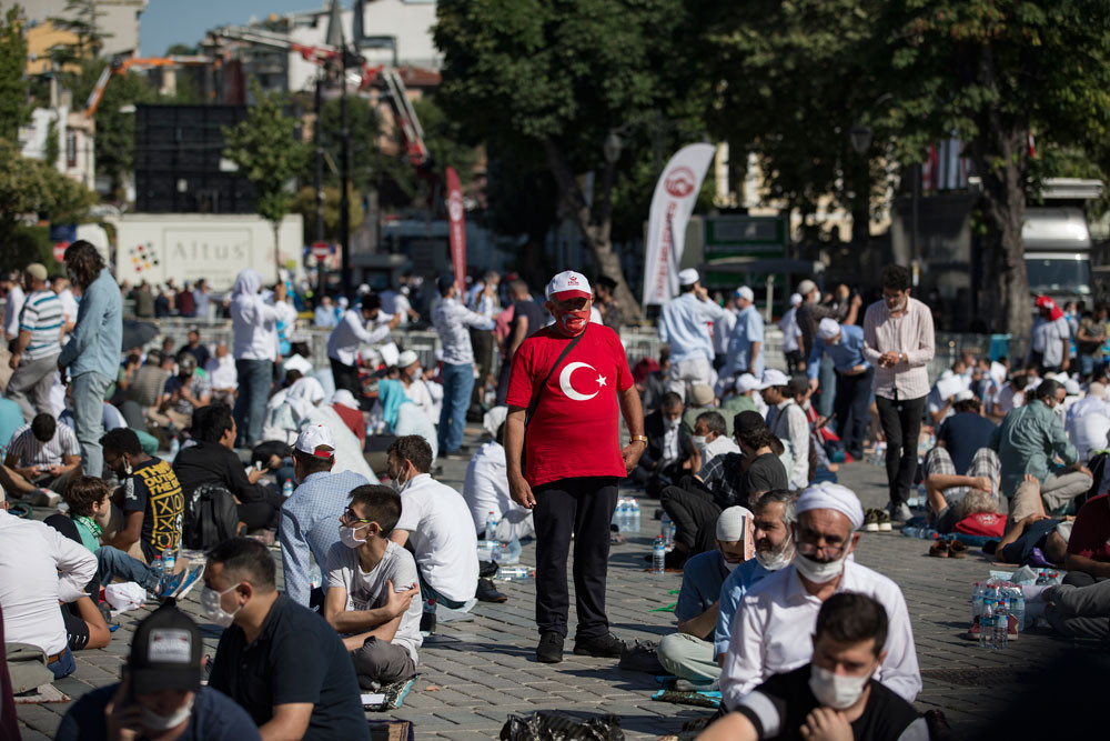 Son dakika haberi: Tarihi gün Ayasofya içinden ilk kareler
