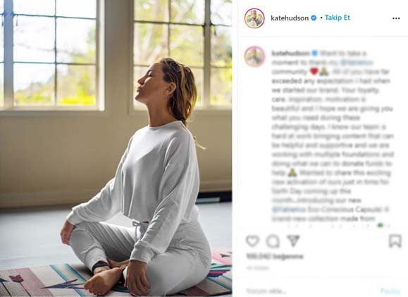 Her Zaman Enerjik: Kate Hudsonın Güzellik ve Egzersiz Alışkanlıkları