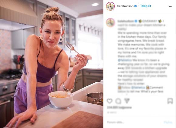 Her Zaman Enerjik: Kate Hudsonın Güzellik ve Egzersiz Alışkanlıkları