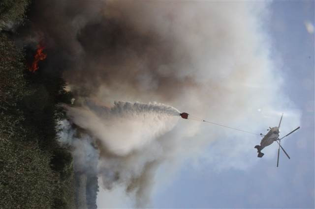 Edremit Körfezinde yangın