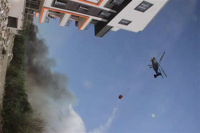 Edremit Körfezinde yangın