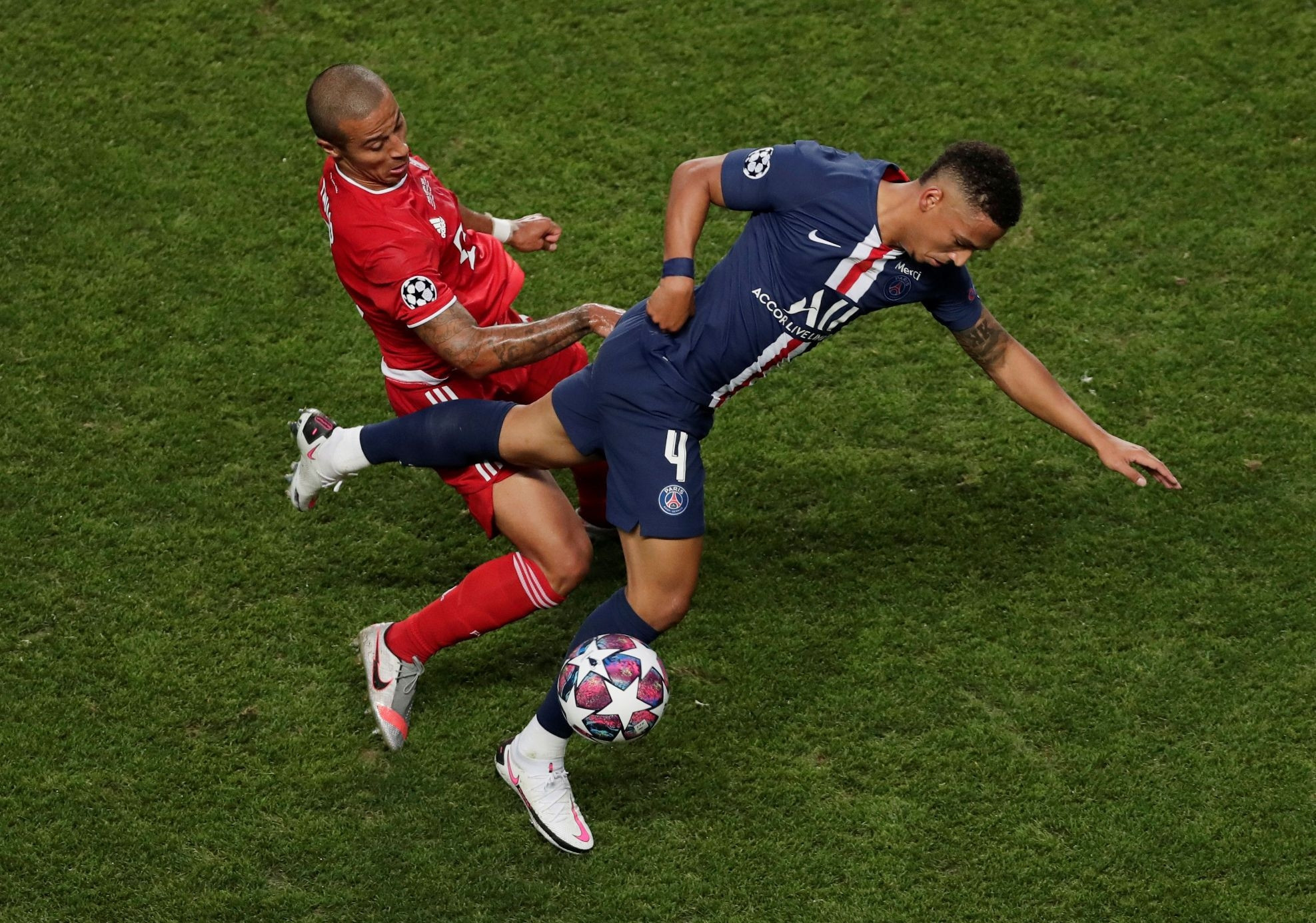 PSG - Bayern Münih maçından kareler
