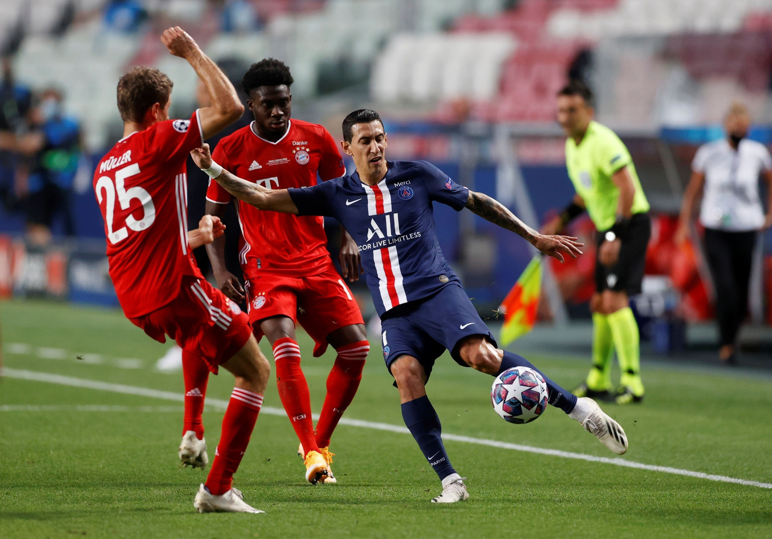 PSG - Bayern Münih maçından kareler