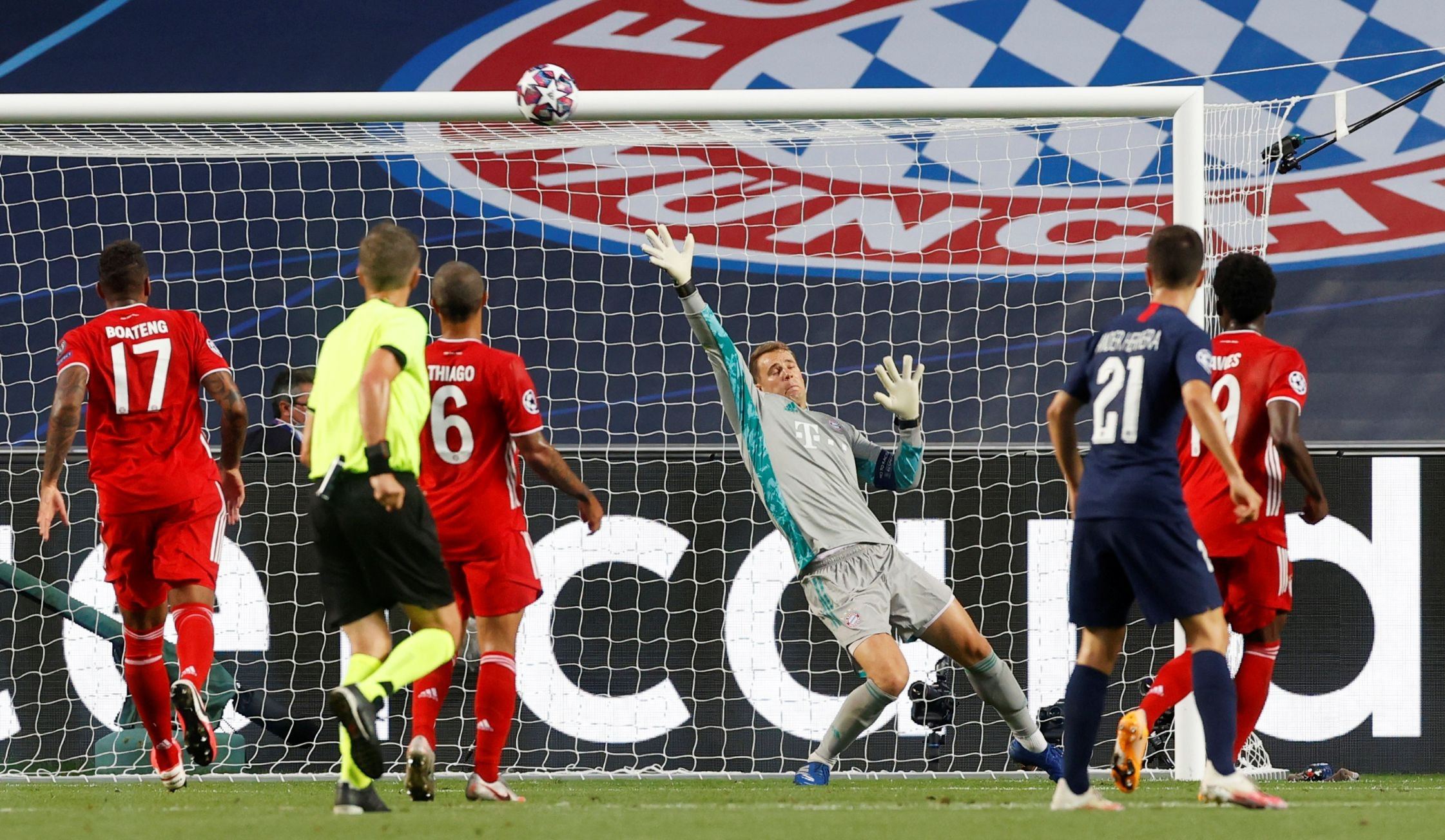 PSG - Bayern Münih maçından kareler