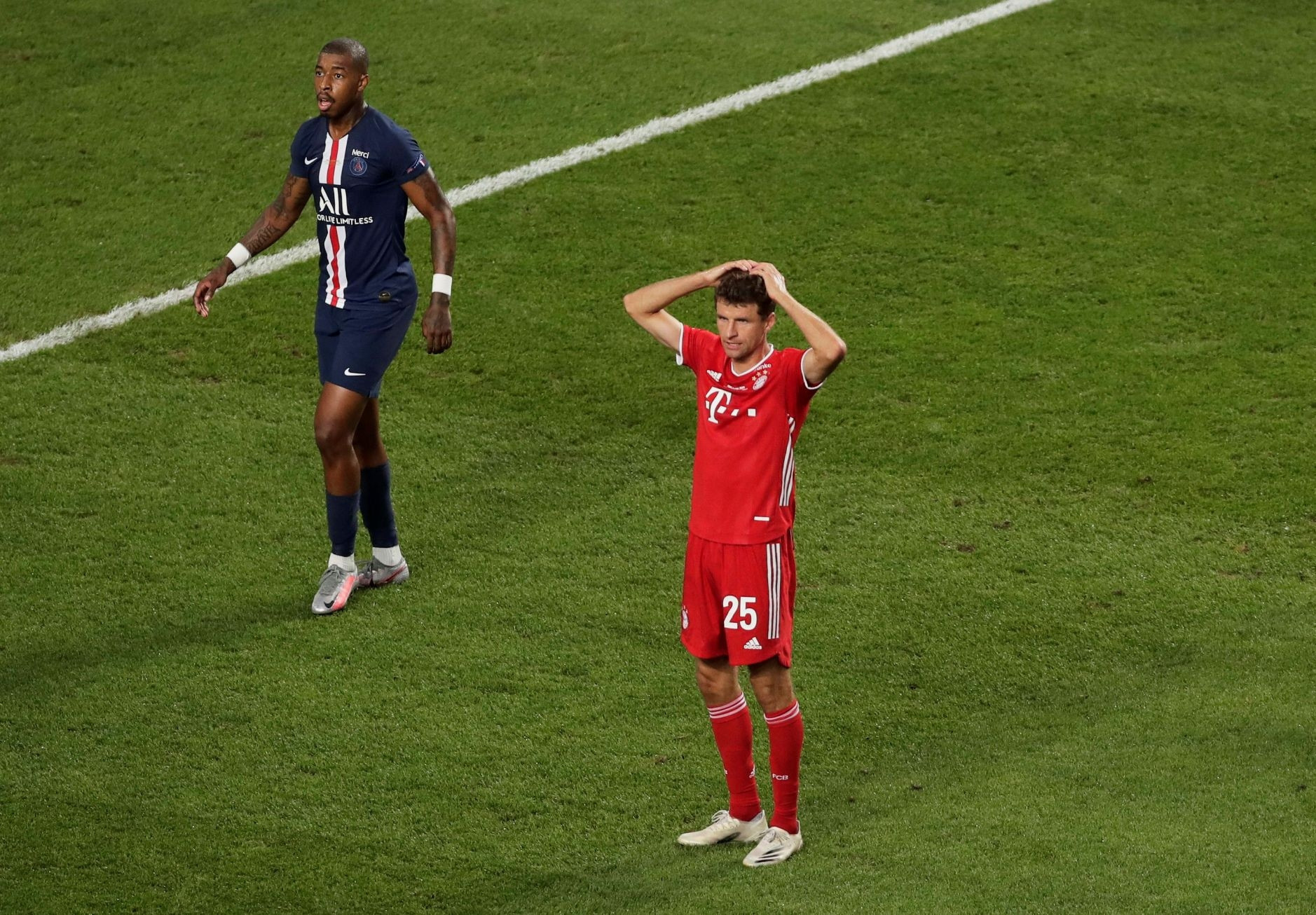 PSG - Bayern Münih maçından kareler