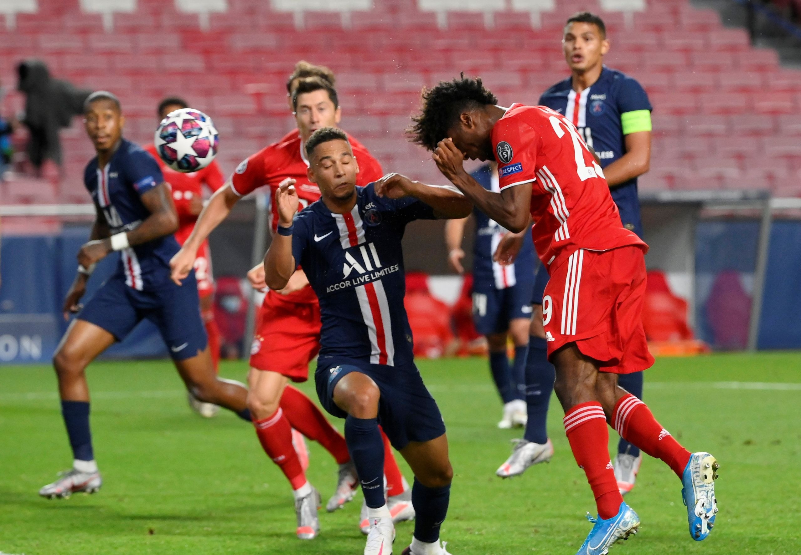 PSG - Bayern Münih maçından kareler