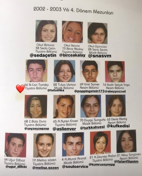 MELİSA İLE AYNI DÖNEM