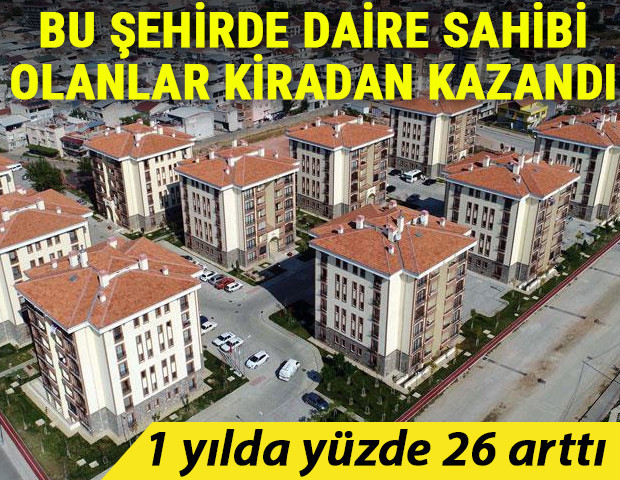 Son dakika... Bu ildekiler kiradan kazandı 1 yılda yüzde 26 arttı Son dakika... Bu ildekiler kiradan kazandı 1 yılda yüzde 26 arttı