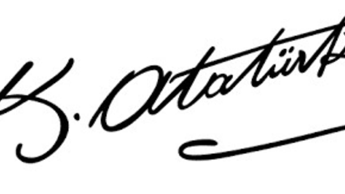Atatürk imzası Atatürk imzası