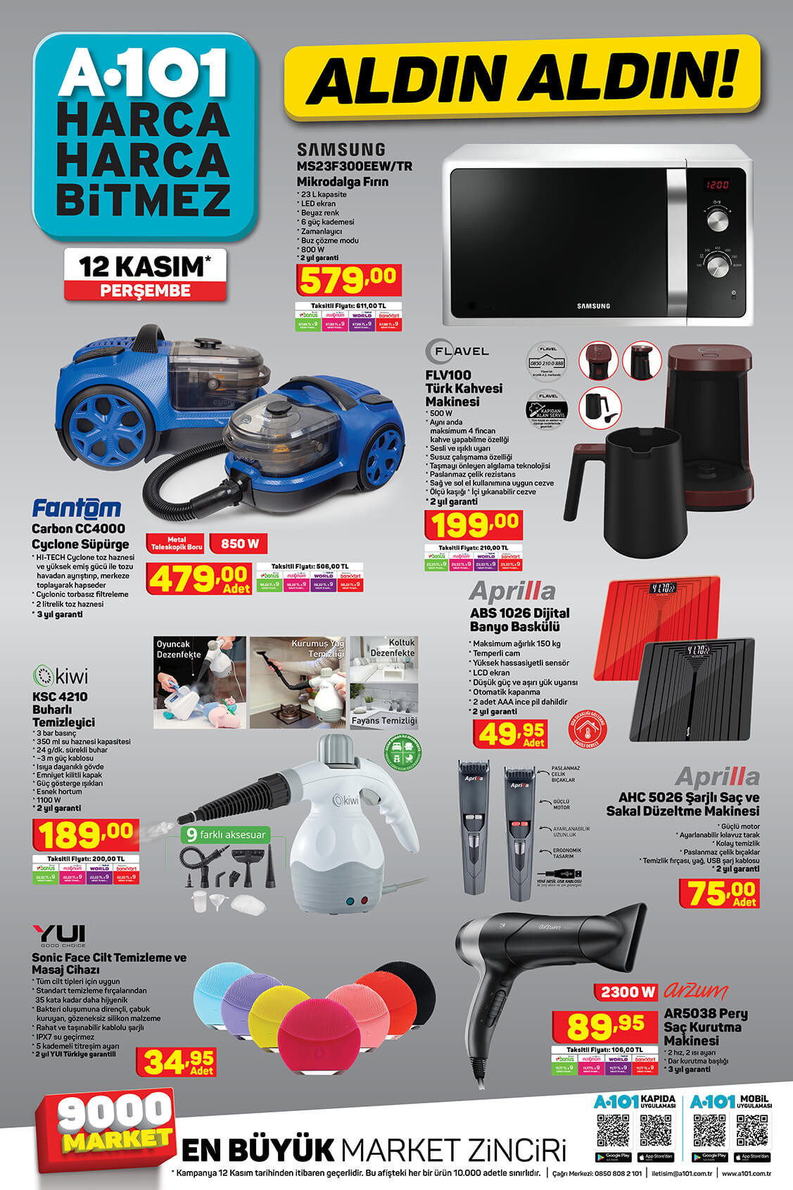 12 Kasım 2020 A101 aktüel ürünler kataloğu yayımlandı Bu hafta A101e neler geliyor