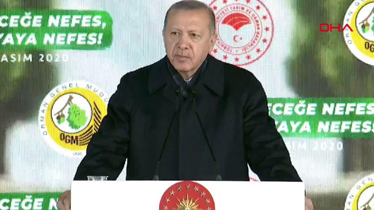 CUMHURBAŞKANI ERDOĞANDAN YENİ PROJE AÇIKLAMASI