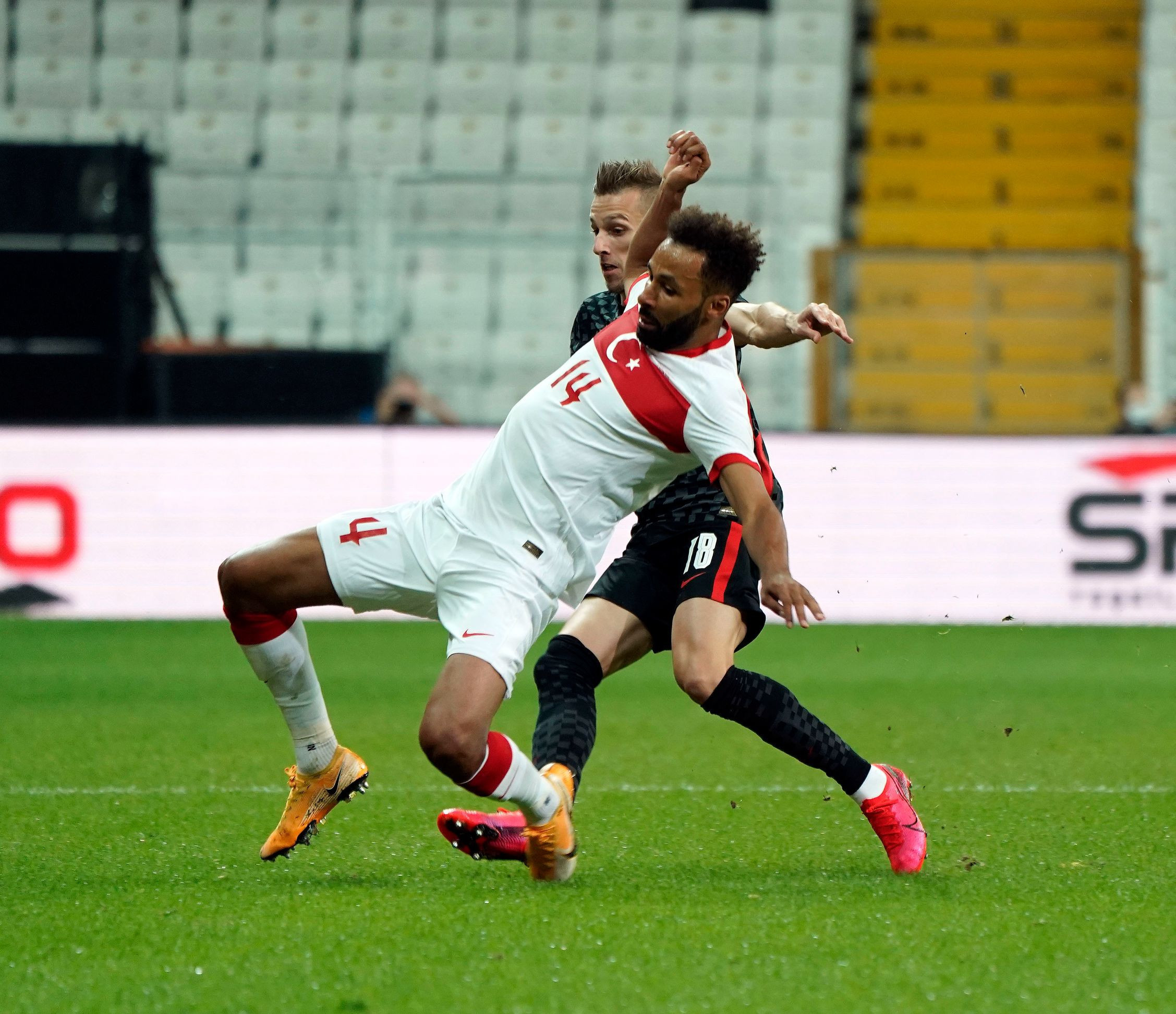 Türkiye-Hırvatistan maçından en özel fotoğraflar