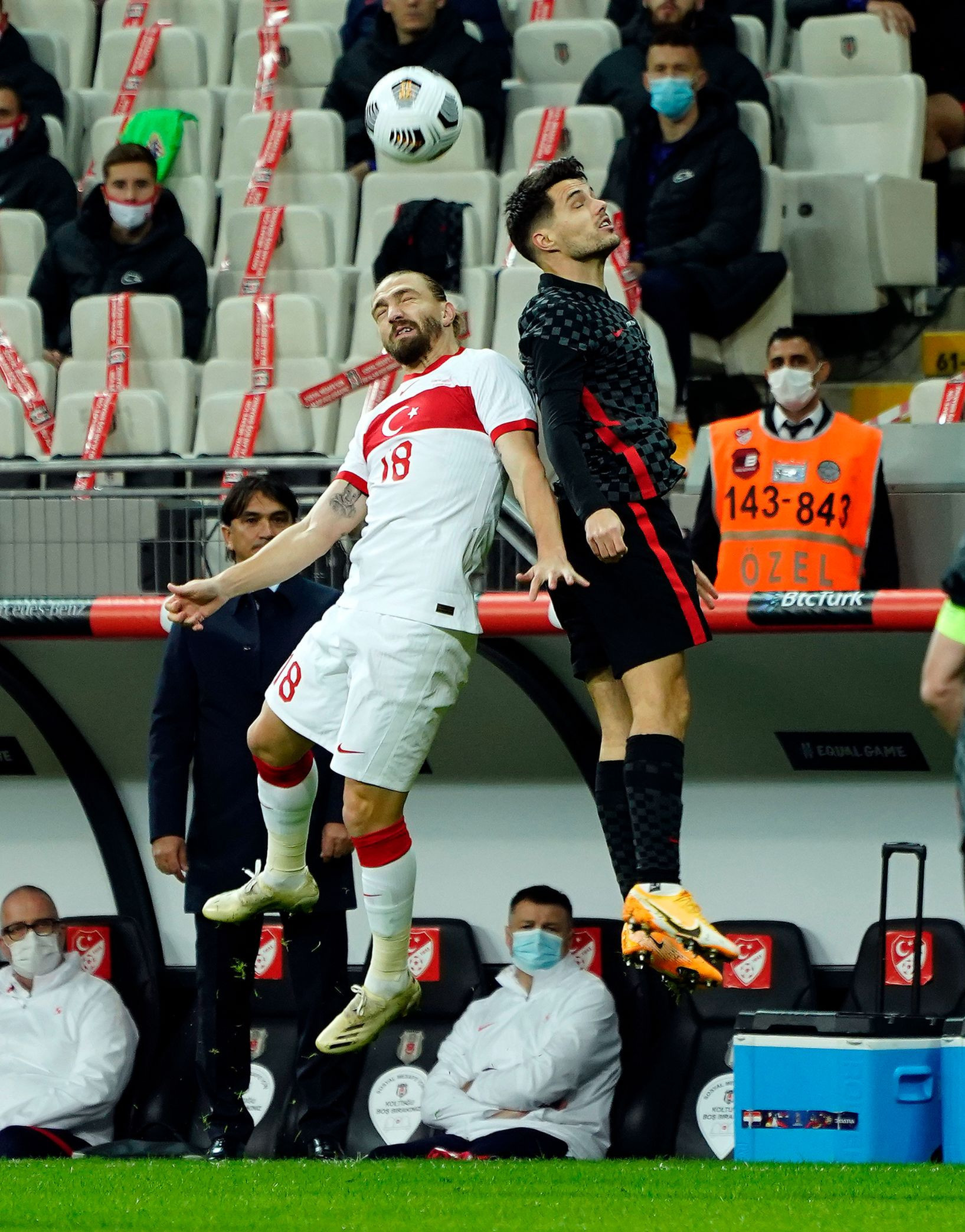 Türkiye-Hırvatistan maçından en özel fotoğraflar