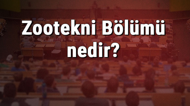 Zootekni Bölümü nedir ve mezunu ne iş yapar? Bölümü olan üniversiteler, dersleri ve iş imkanları
