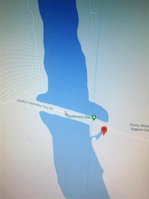 Sazlıdere Barajı’nda korkutan manzara