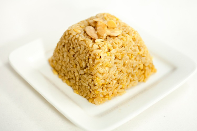 Portakallı bademli pilav tarifi