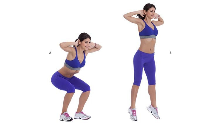 Jump squat (zıplamalı squat)