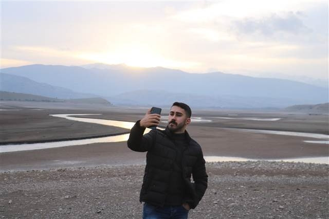 Kılıçkaya Barajından geriye nehir yatağı kaldı