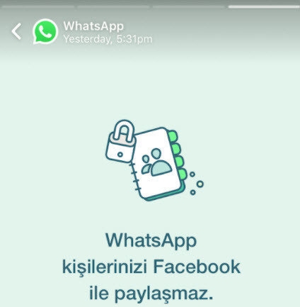 WhatsApptan Türkiye ile ilgili flaş açıklama