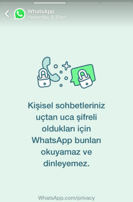 WhatsApptan Türkiye ile ilgili flaş açıklama