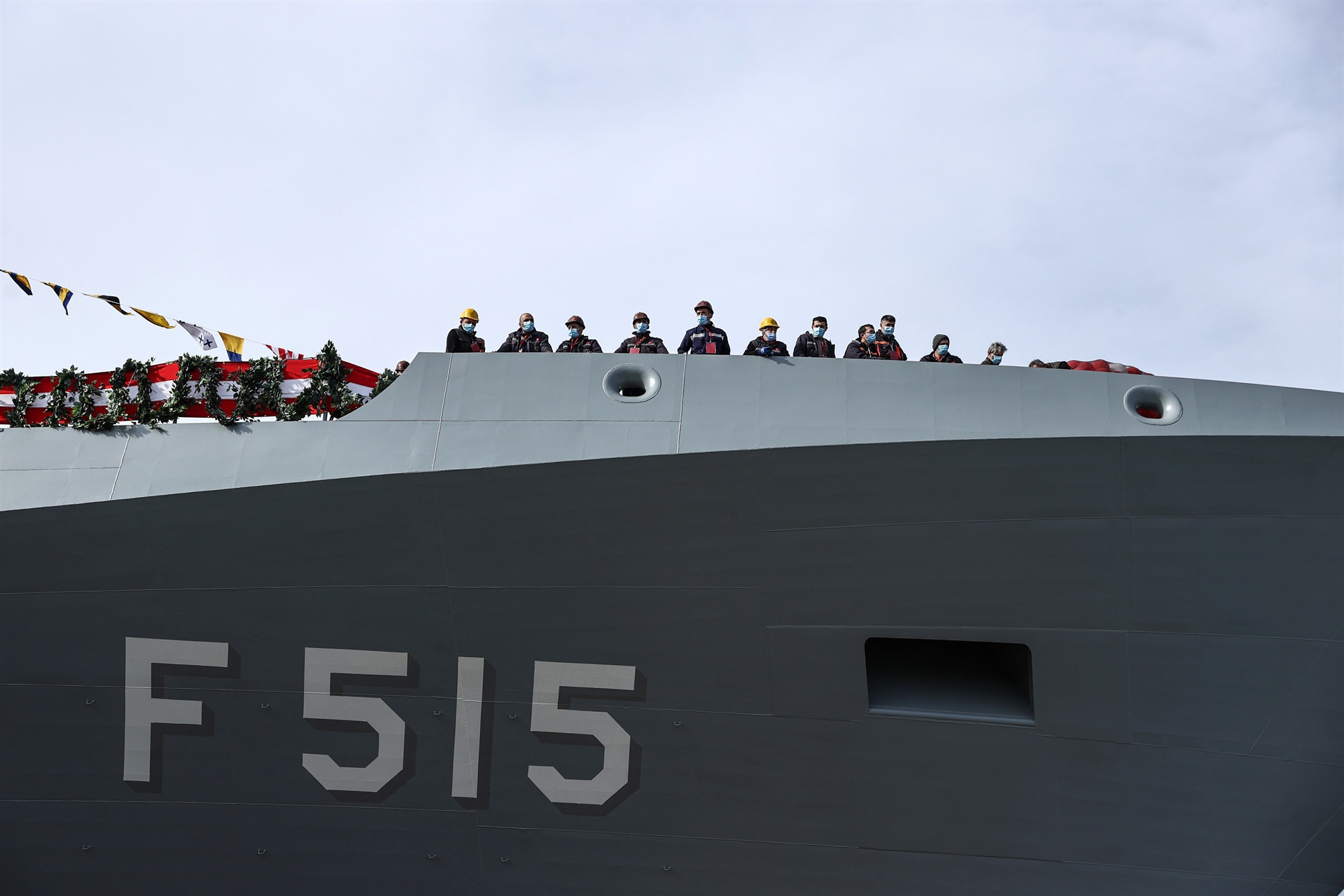 Cumhurbaşkanı Erdoğan, F-515 Fırkateyninin denize indiriliş törenine katıldı