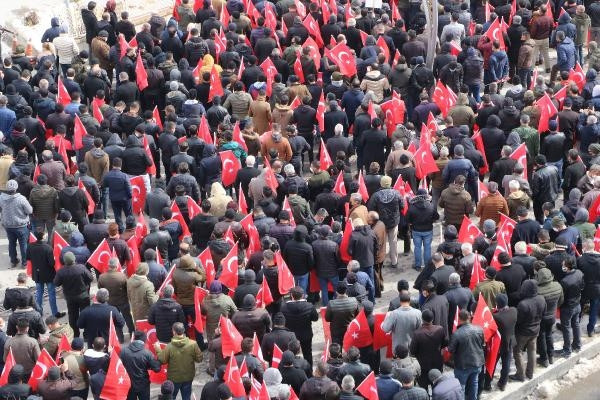 Hakkari, Gara şehitleri için tek yürek oldu