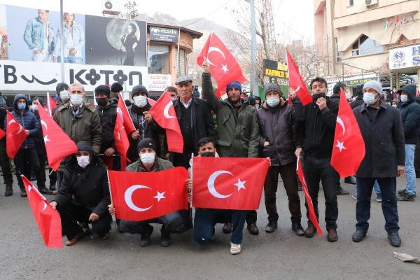 Hakkari, Gara şehitleri için tek yürek oldu