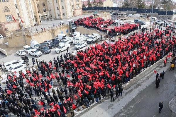 Hakkari, Gara şehitleri için tek yürek oldu