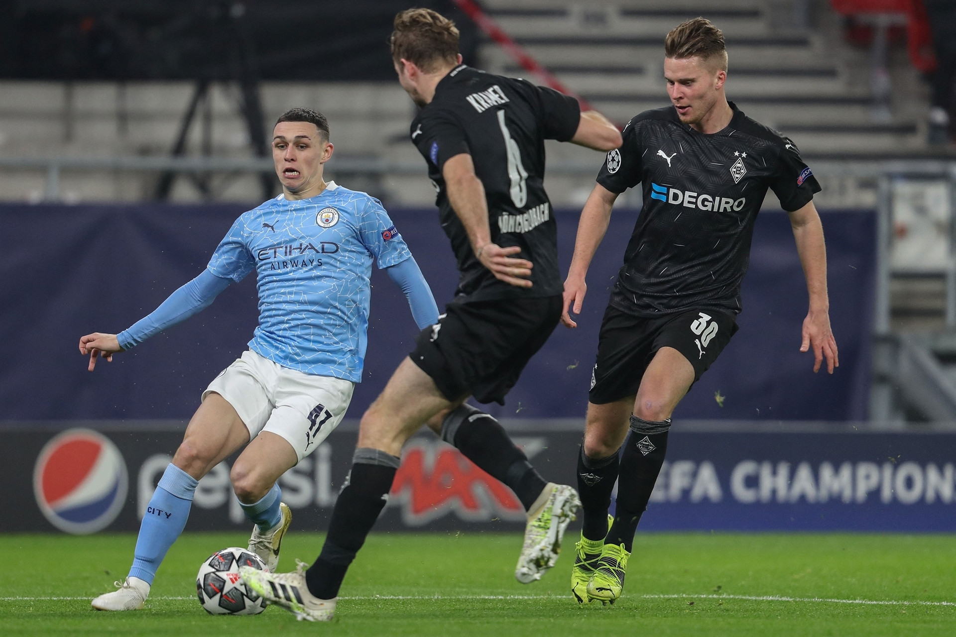 MGladbach - Manchester City maçından öne çıkan fotoğraflar