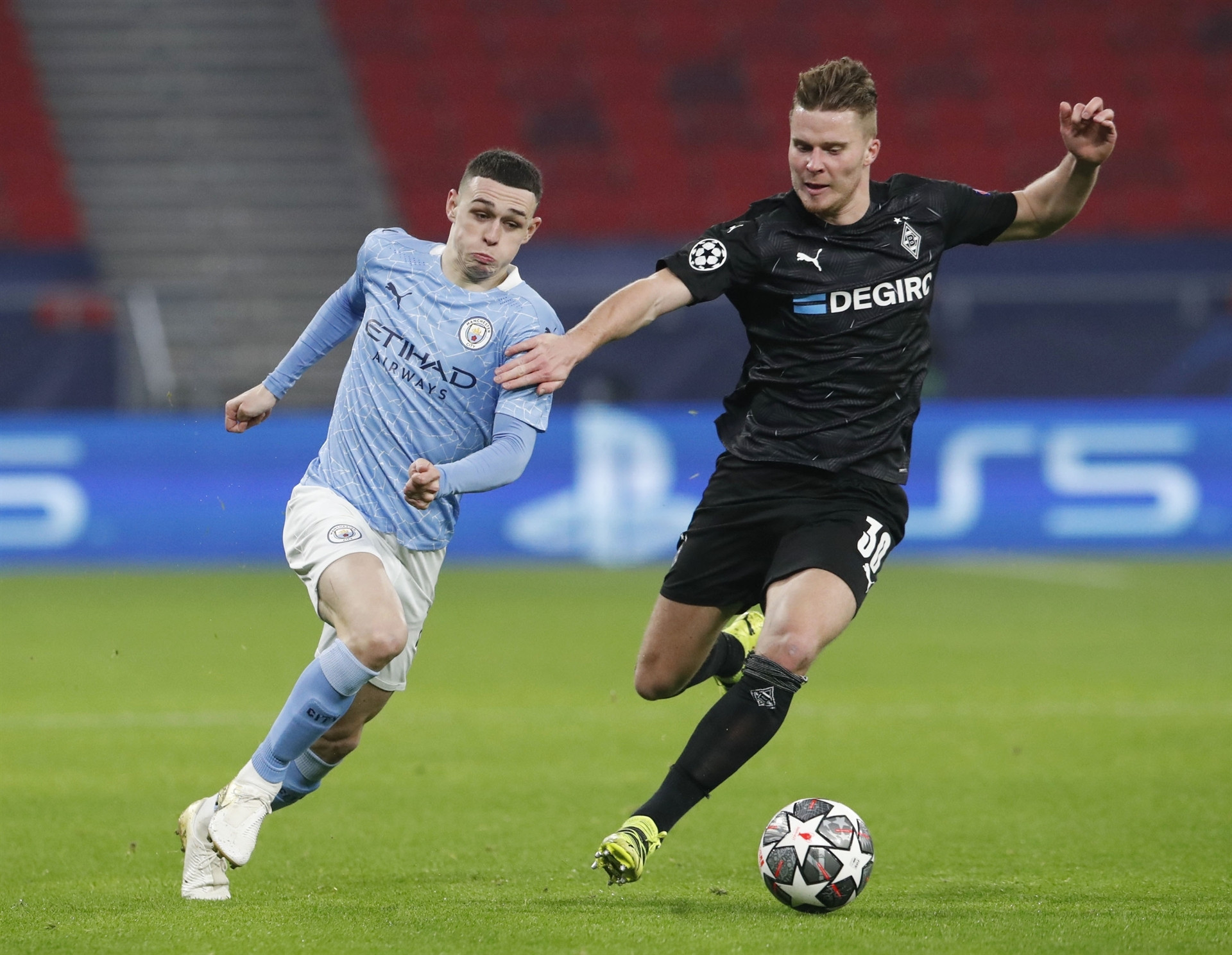 MGladbach - Manchester City maçından öne çıkan fotoğraflar