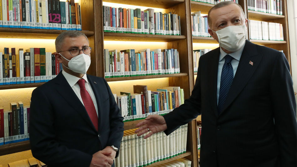 Cumhurbaşkanı Erdoğan Üsküdardaki Nevmekan Selimiyeyi ziyaret etti