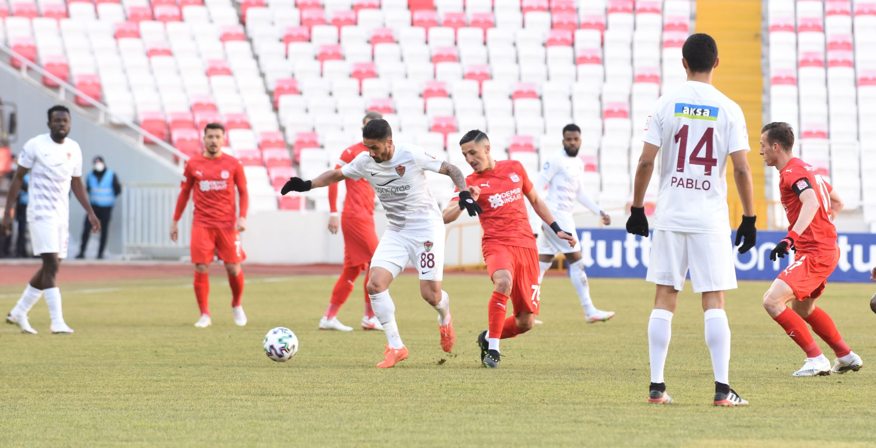 Sivasspor-Hatayspor maçından en özel fotoğraflar