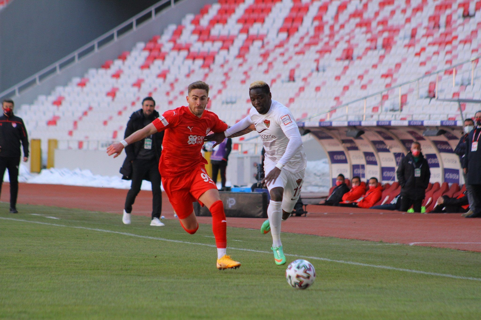 Sivasspor-Hatayspor maçından en özel fotoğraflar
