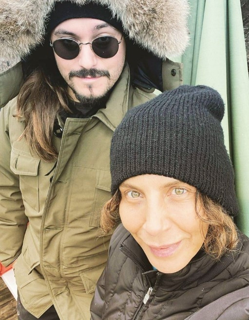 Eşiyle selfie Eşiyle selfie