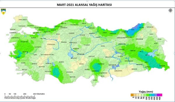 Mart ayında sevindiren gelişme Normalin yüzde 33 üstünde yağış oldu