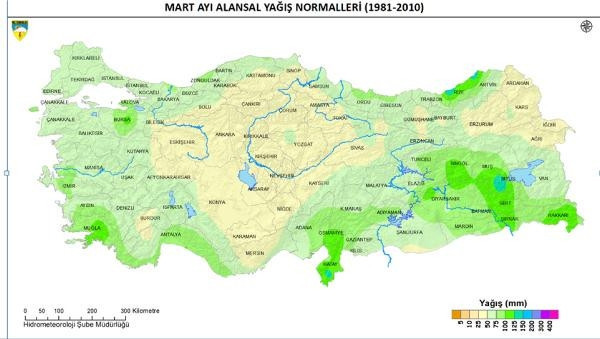 Mart ayında sevindiren gelişme Normalin yüzde 33 üstünde yağış oldu