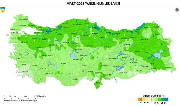 Mart ayında sevindiren gelişme Normalin yüzde 33 üstünde yağış oldu