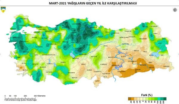 Mart ayında sevindiren gelişme Normalin yüzde 33 üstünde yağış oldu