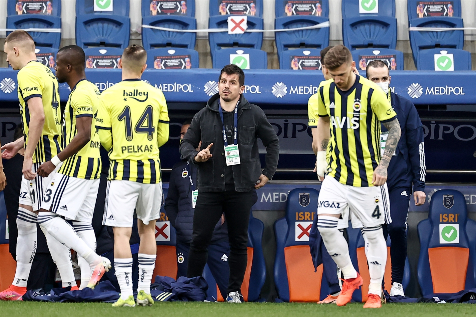 Medipol Başakşehir - Fenerbahçe maçından öne çıkan fotoğraflar