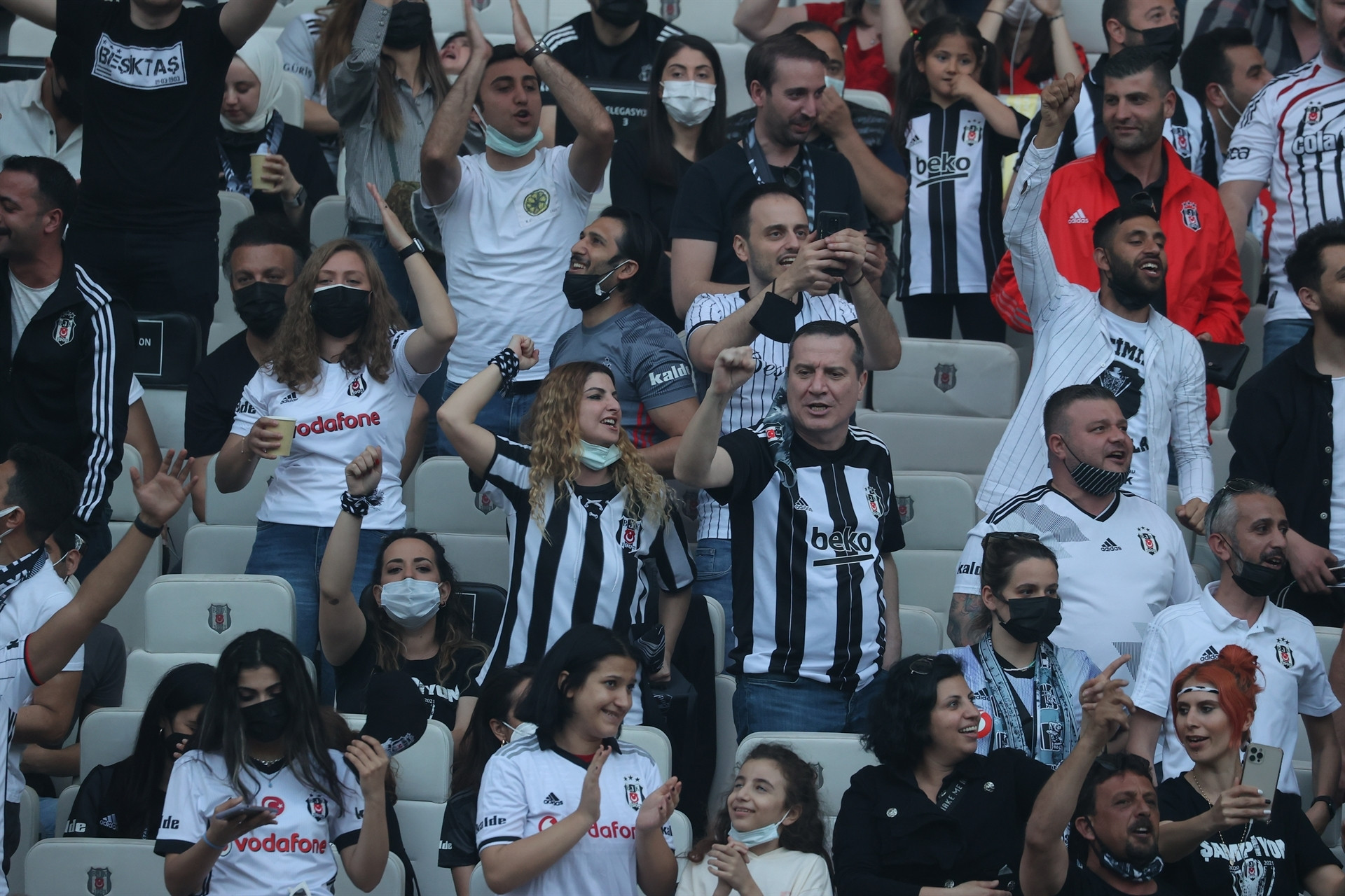 Beşiktaş kupasına kavuştu