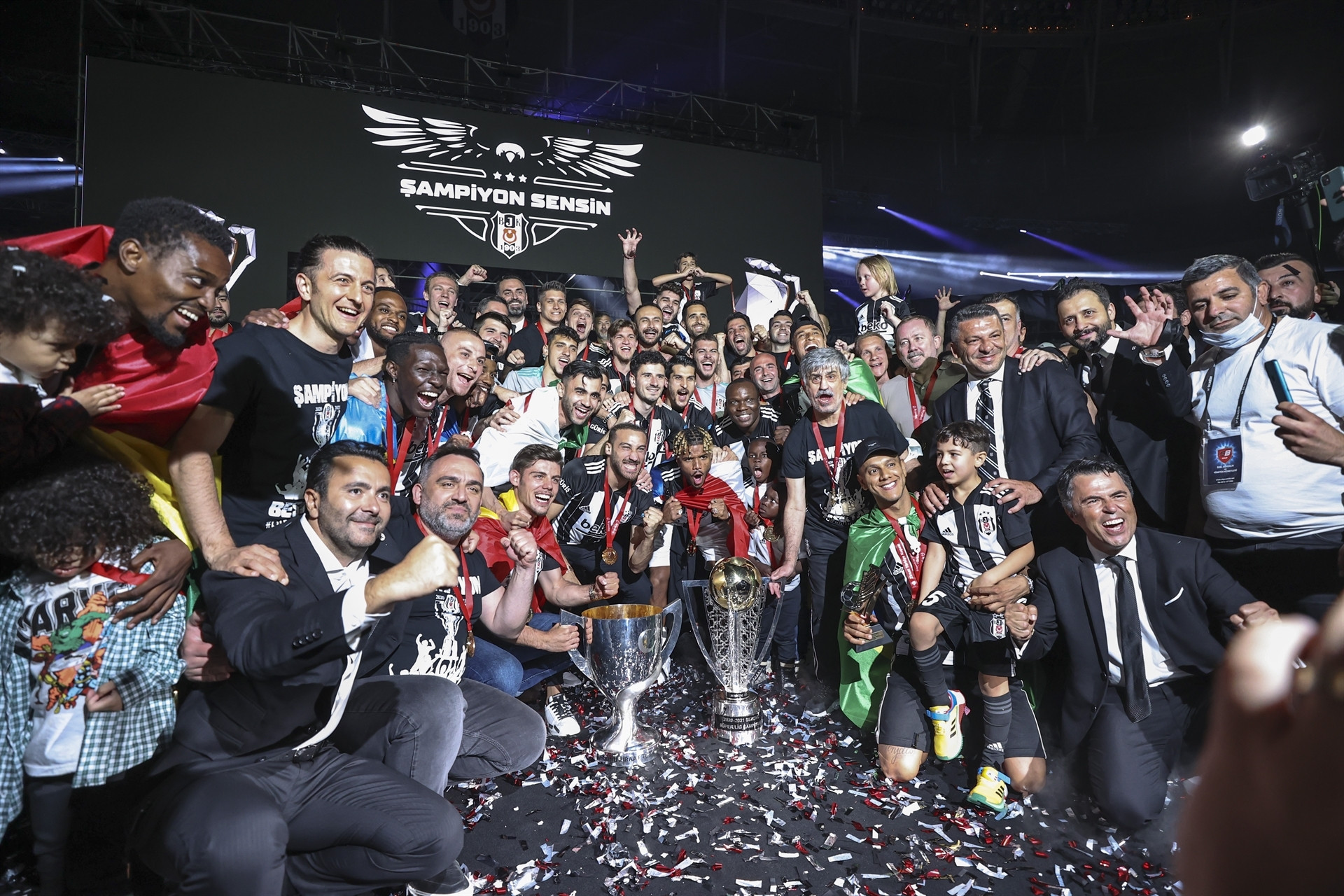 Beşiktaş kupasına kavuştu