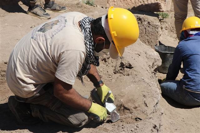 Zerzevan Kalesindeki Mithras Tapınağına bağlantılı yapılar bulundu